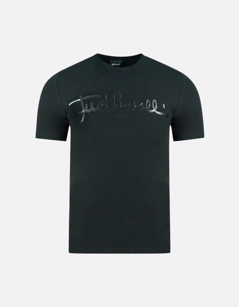 Logo Signature Black T-Shirt