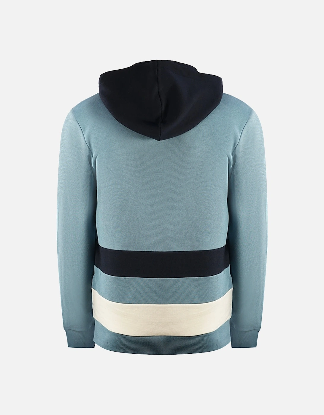 Colour Block Ash Blue Hoodie