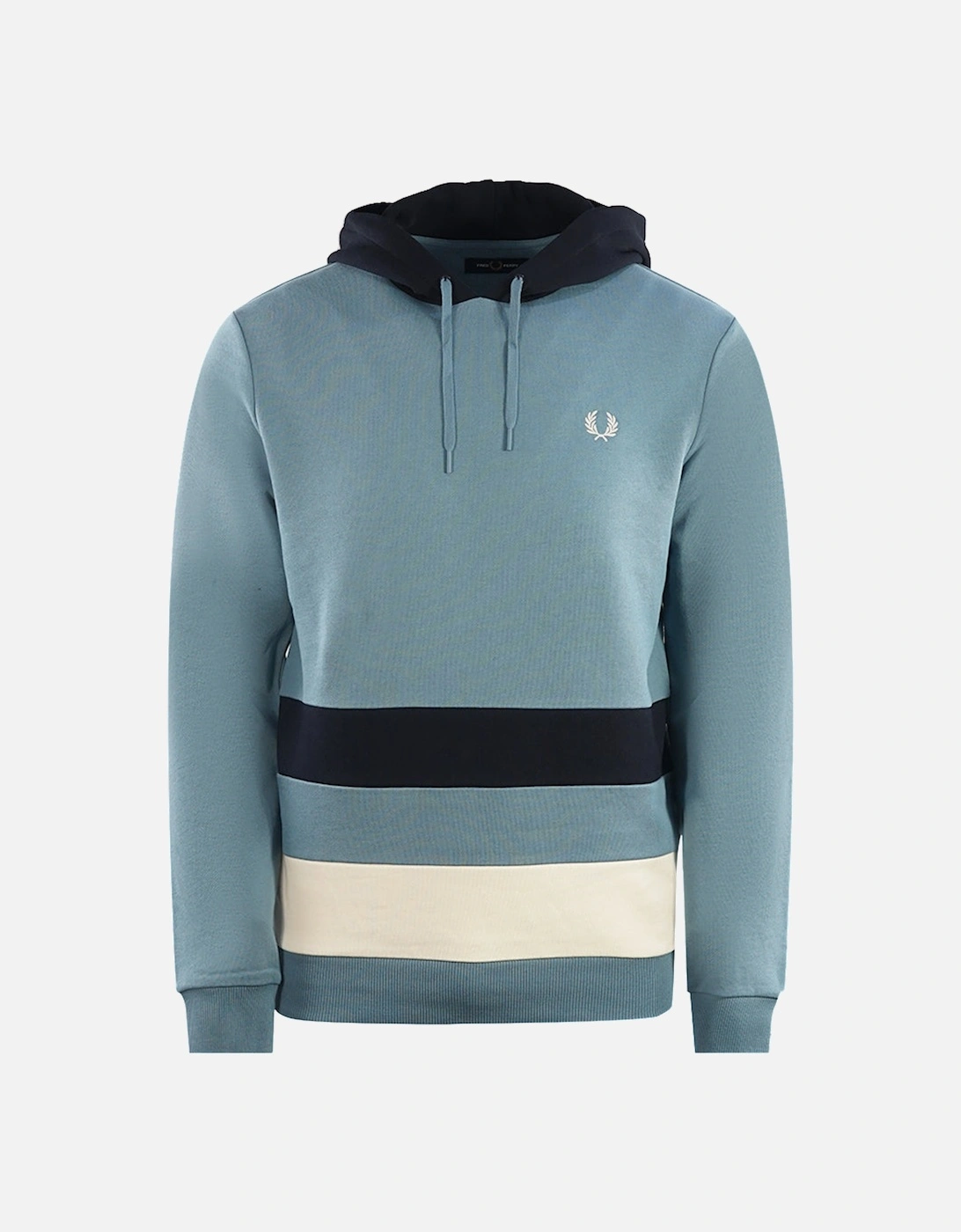 Colour Block Ash Blue Hoodie, 3 of 2