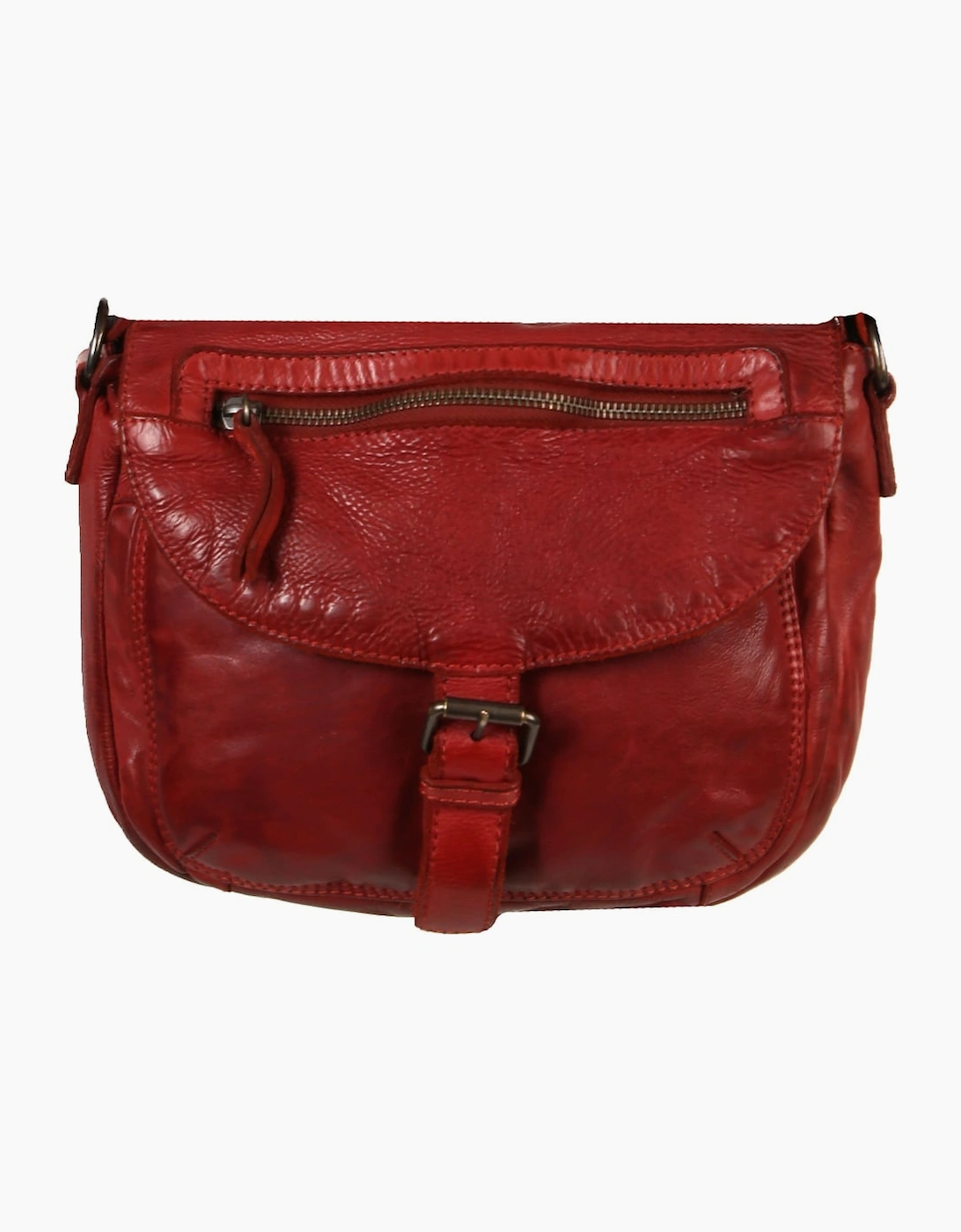 Gianni Conti Women's Red Alessandria Messenger Bag - Size: One Size