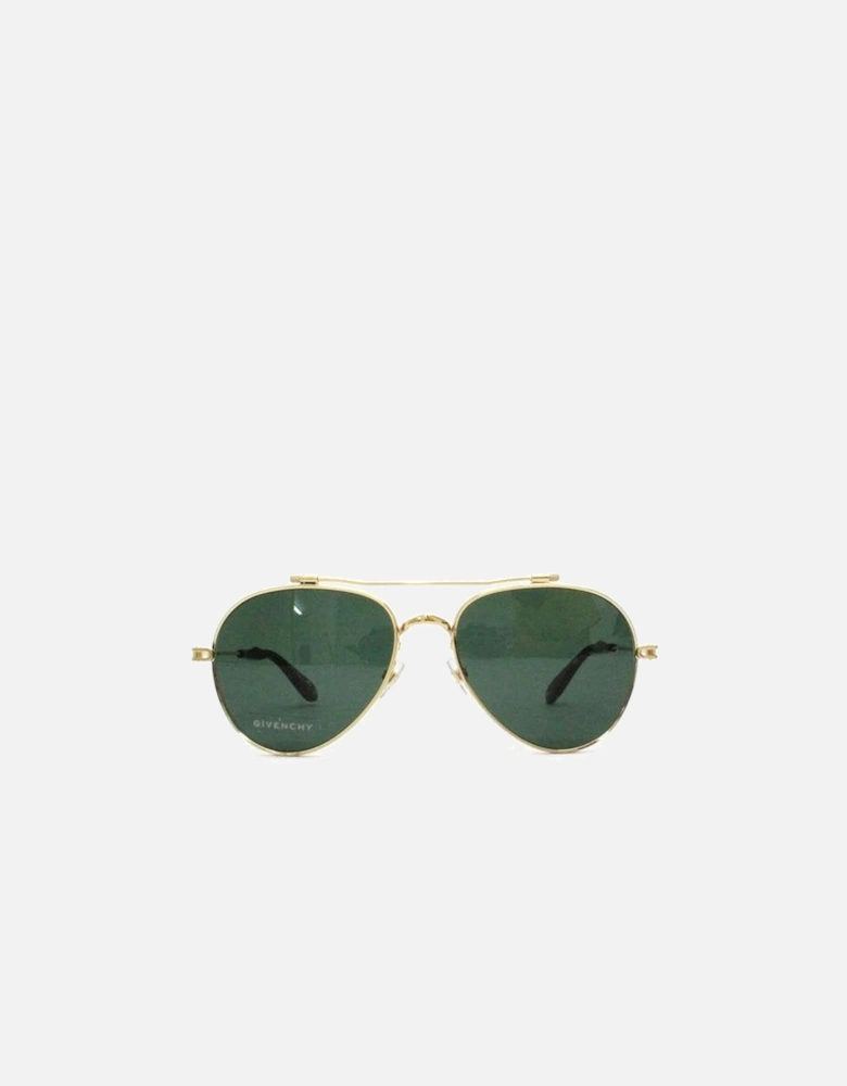 Gold Frame Aviator Sunglasses Gold