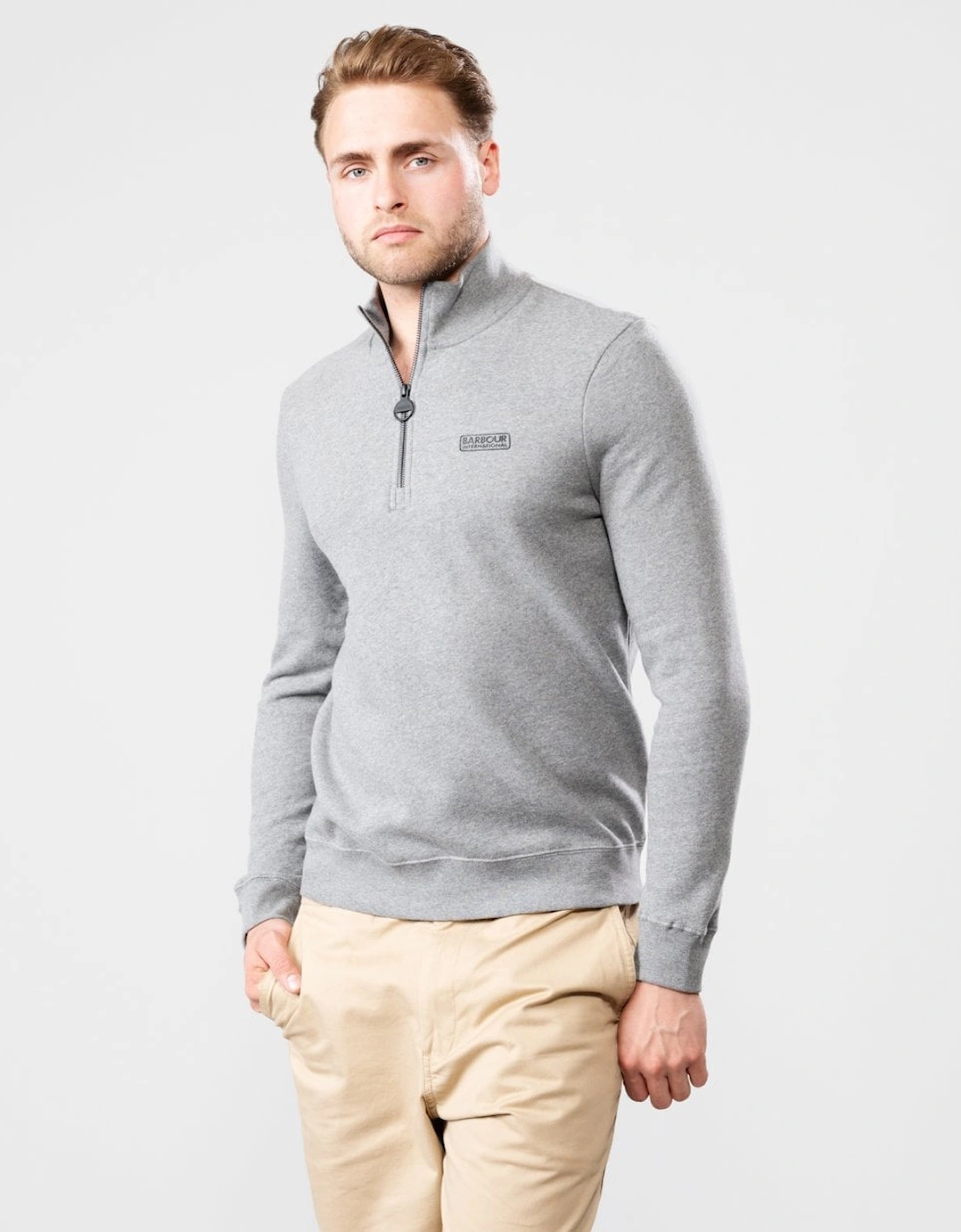 Essential Half-Zip Mens Sweatshirt, 7 of 6