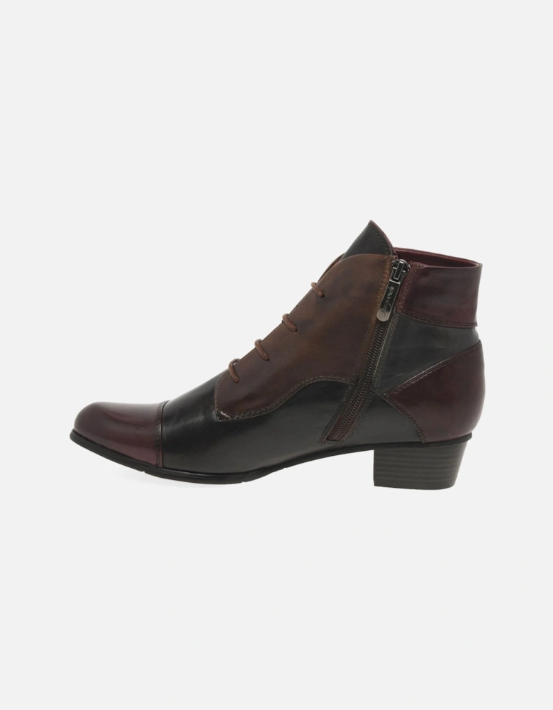 Stefany 123 Womens Victorian Ankle Boots