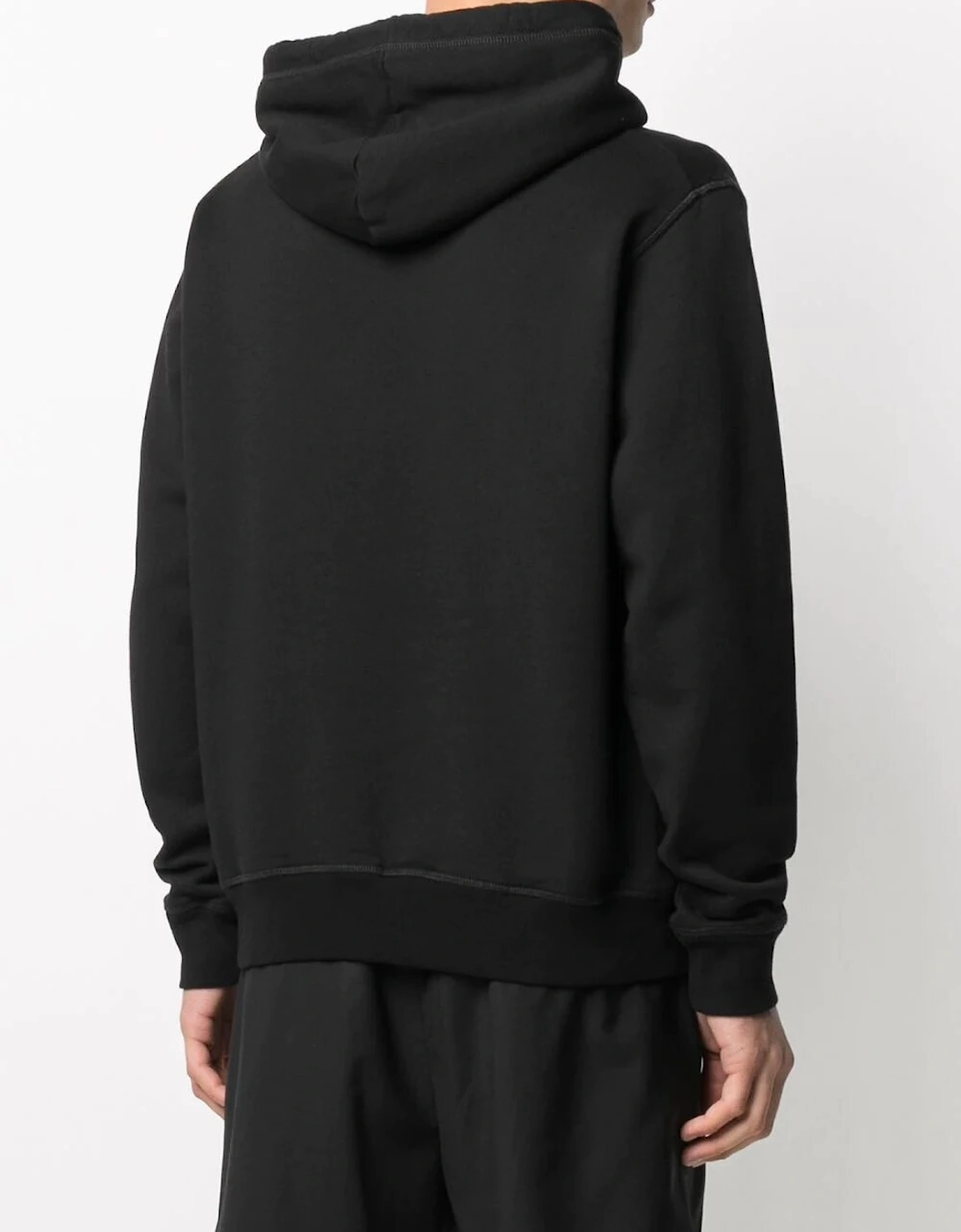 Icon-print Hoodie Black