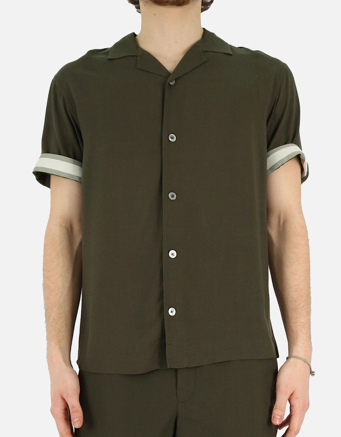 Valbonne Khaki Short Sleeve Shirt, 5 of 4