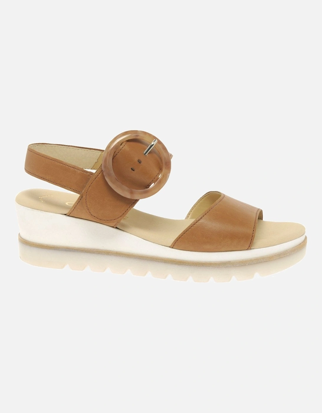 Yeo Womens Wedge Mid Heel Sandals