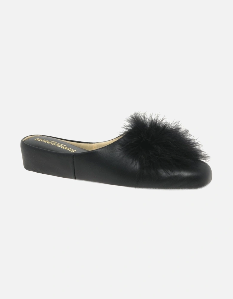 Pom-Pom II Leather Slipper