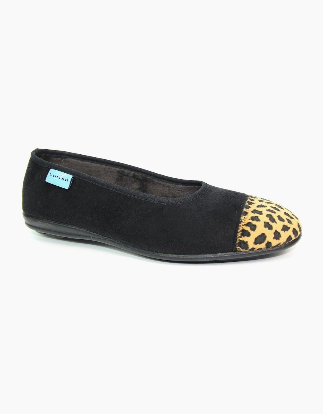 Lunar Women's Jessie Womens Slippers - Black - Size: 7