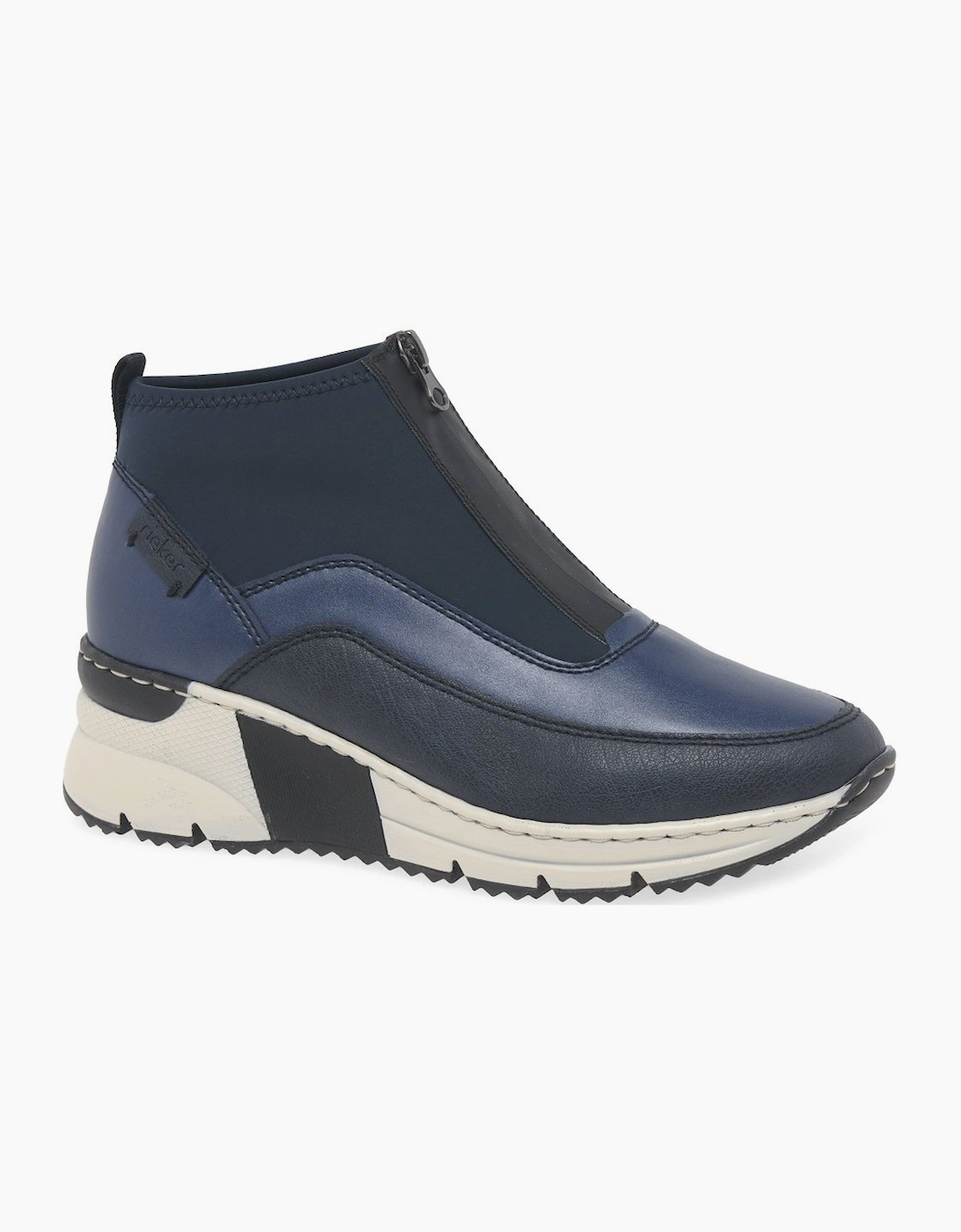 Rieker Women's Greece Womens Ankle Boots - Navy - Size: 6.5