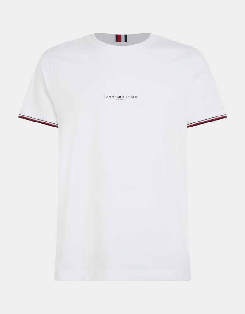 Tommy Logo Tipped Mens T-Shirt