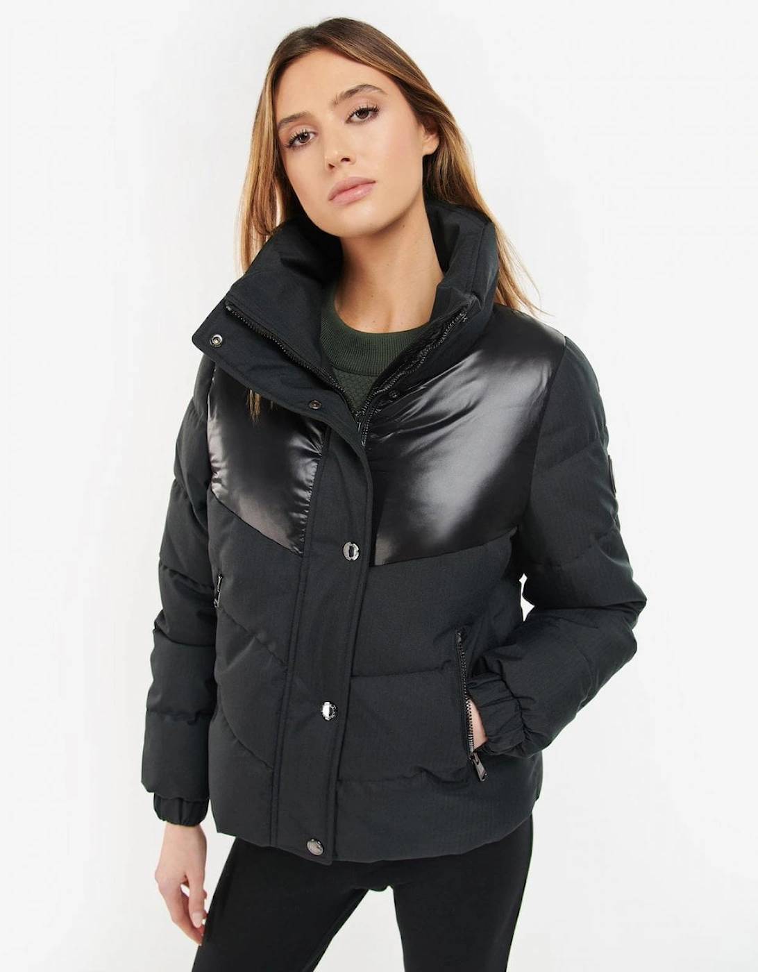 Titanium Womens Quilted Jacket, 11 of 10