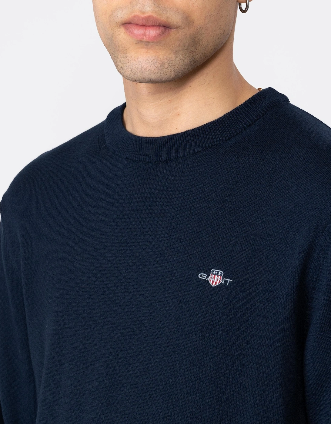 Mens Cotton Wool Crew Neck Jumper