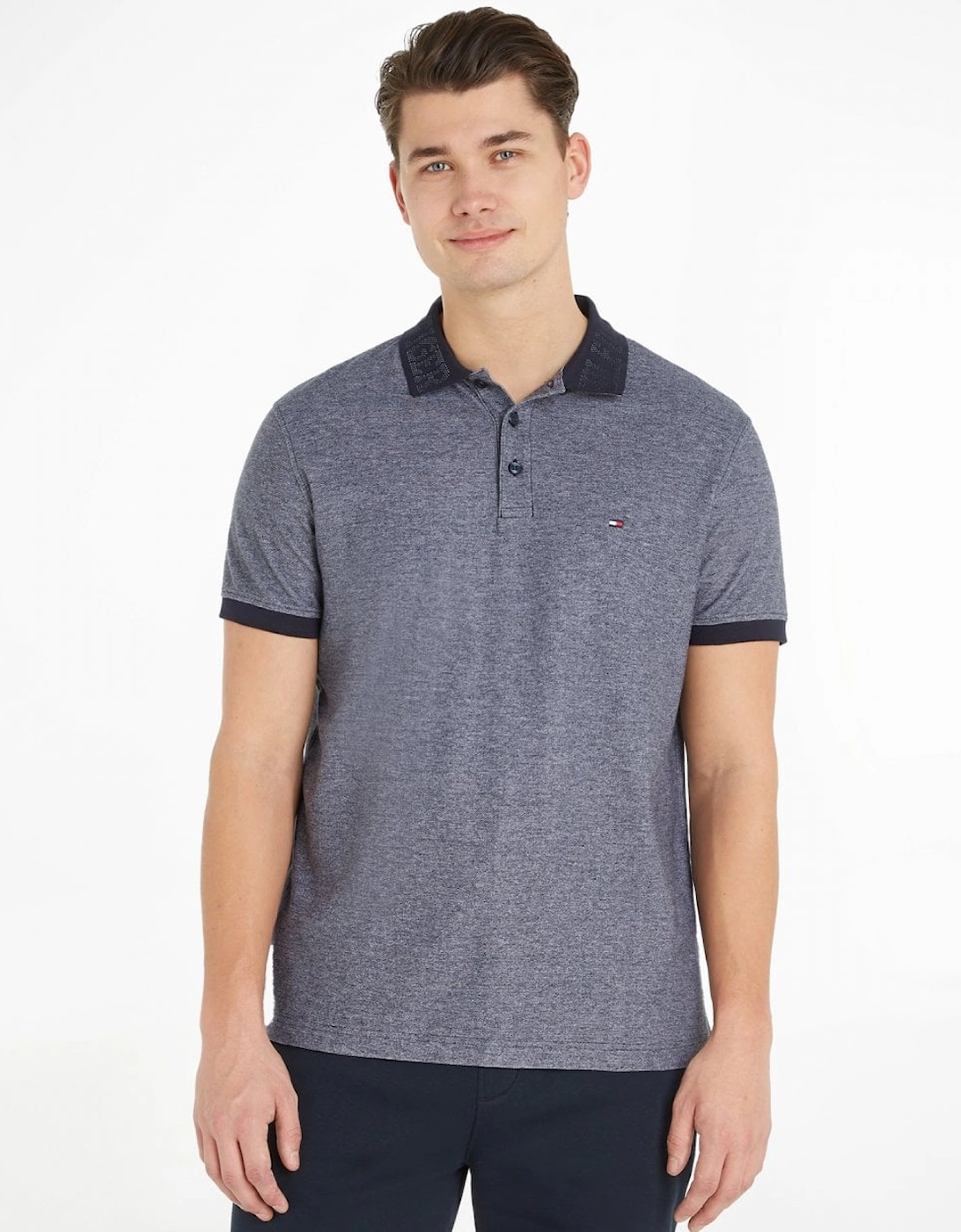Monotype Two Tone Mens Regular Fit Polo, 6 of 5