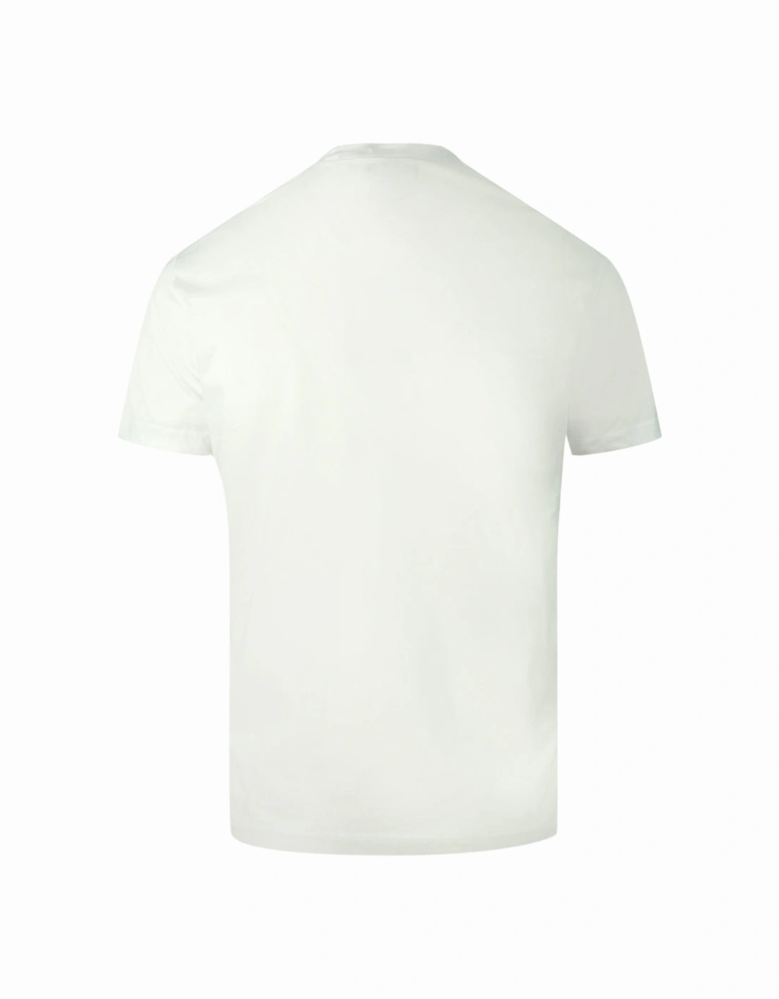Underlined Logo Cool Fit White T-Shirt