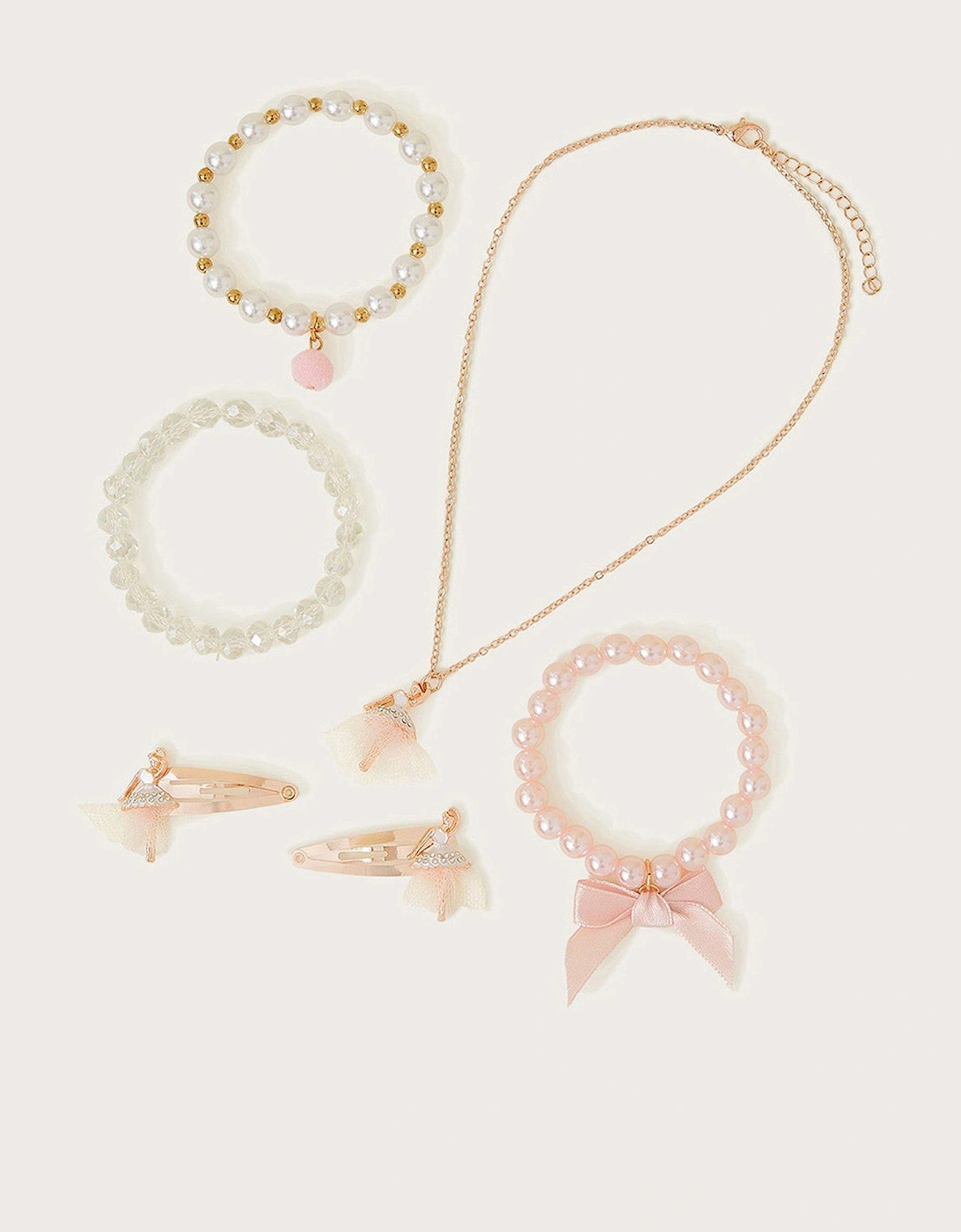 Girls Rosa Ballerina Jewellery Set - Pink, 2 of 1