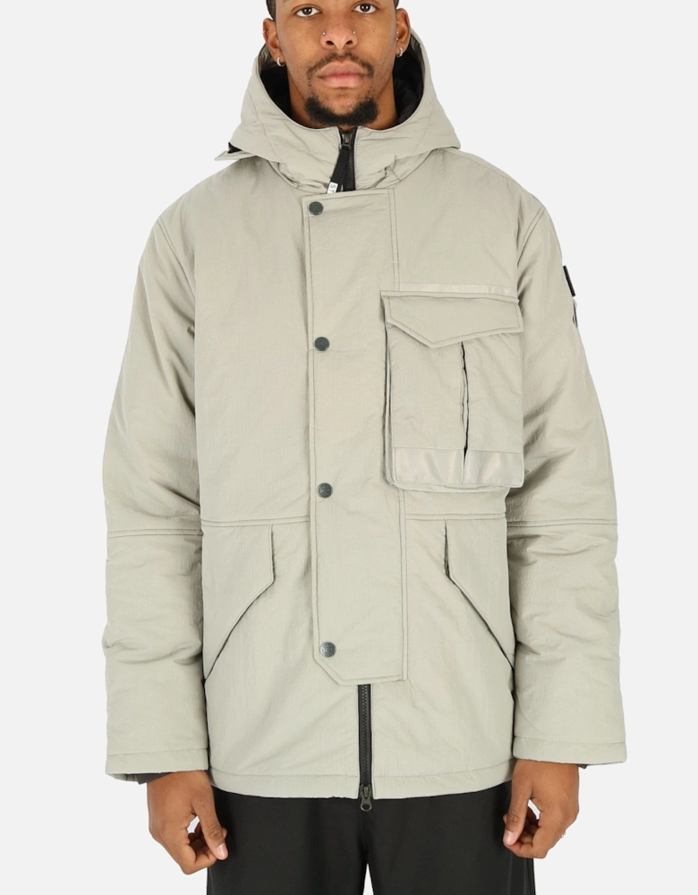 Proximity Grey Hooded Parka Jacket