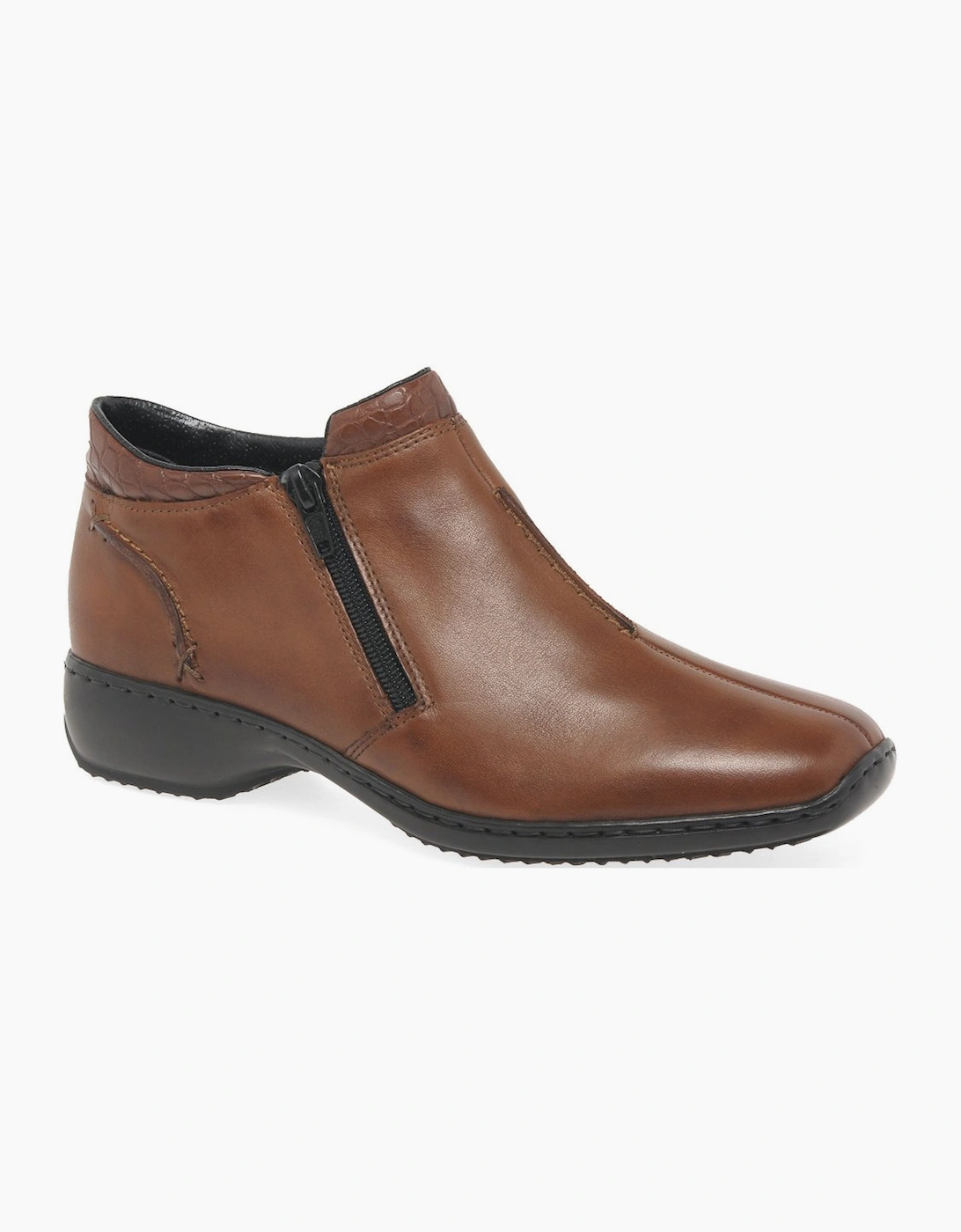 Rieker Women's Brown Drizzle Casual Ankle Boots  3.5/D 3.5/36