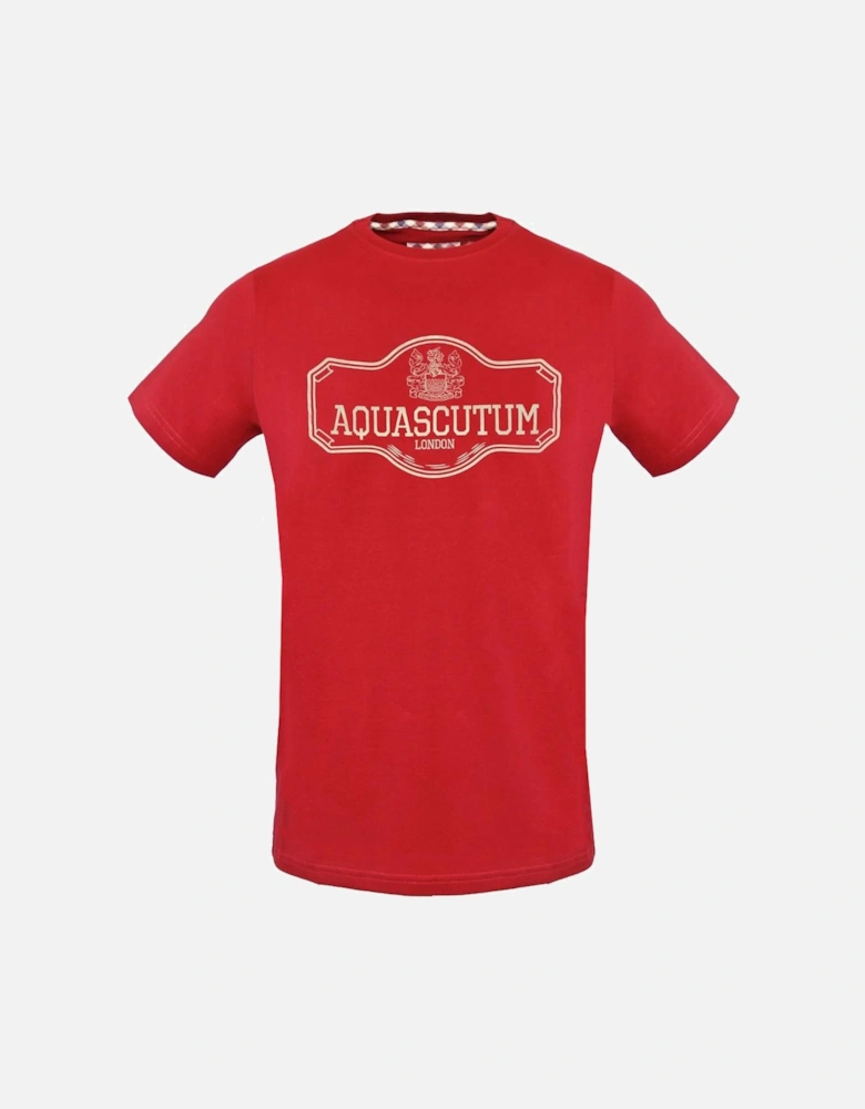 Sign Post Logo Red T-Shirt