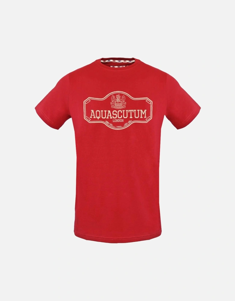 Sign Post Logo Red T Shirt