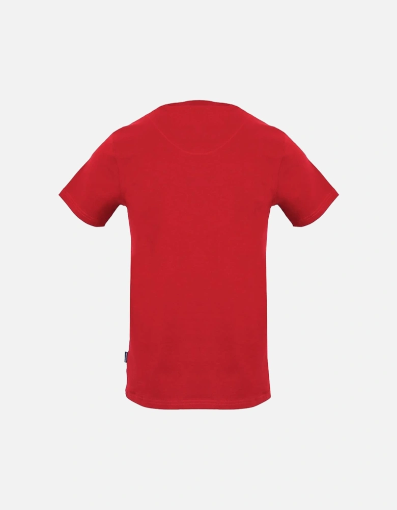 Stitched Aldis Logo Red T-Shirt