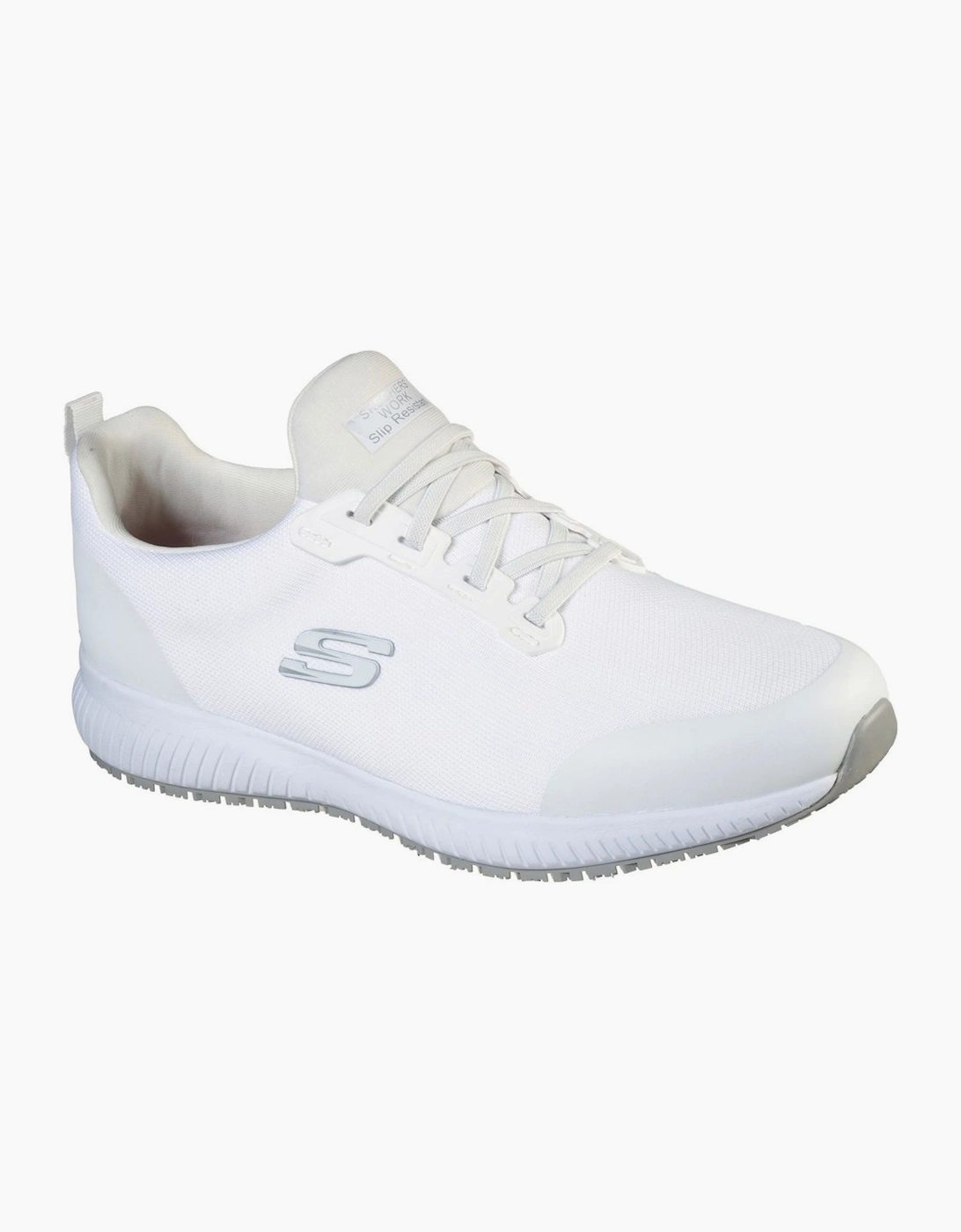 Skechers Men's Squad SR Myton Occupational Shoe - White - Size: 7