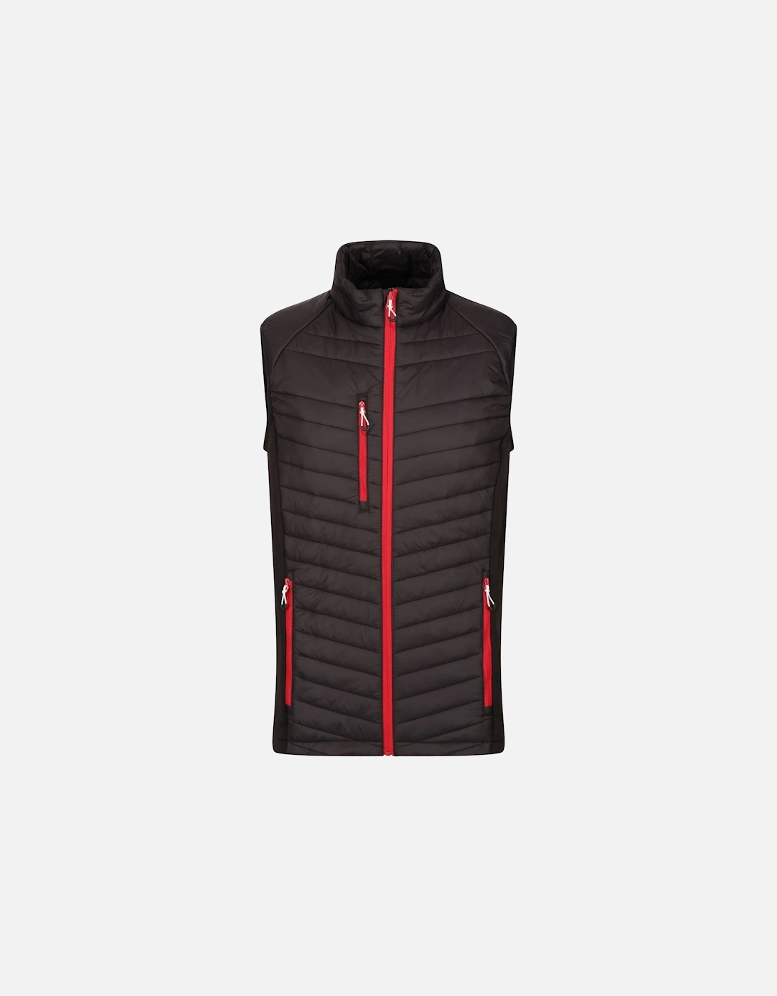 Mens Navigate Quilted Hybrid Gilet, 6 of 5