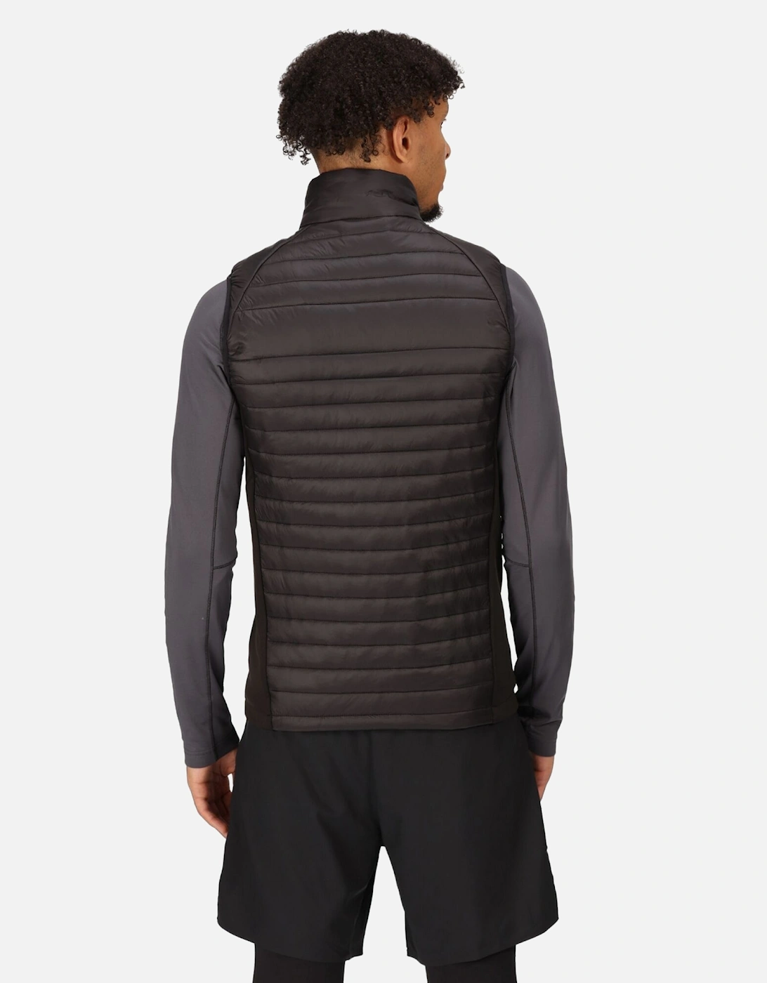 Mens Navigate Quilted Hybrid Gilet