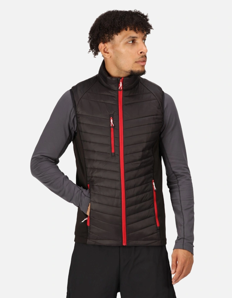 Mens Navigate Quilted Hybrid Gilet