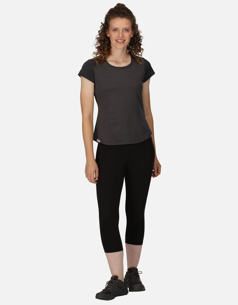 Womens/Ladies Holeen Stretch Breathable 3/4 Leggings