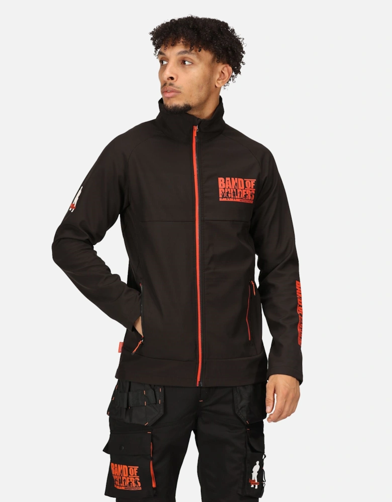 Mens Band Of Builders Soft Shell Jacket