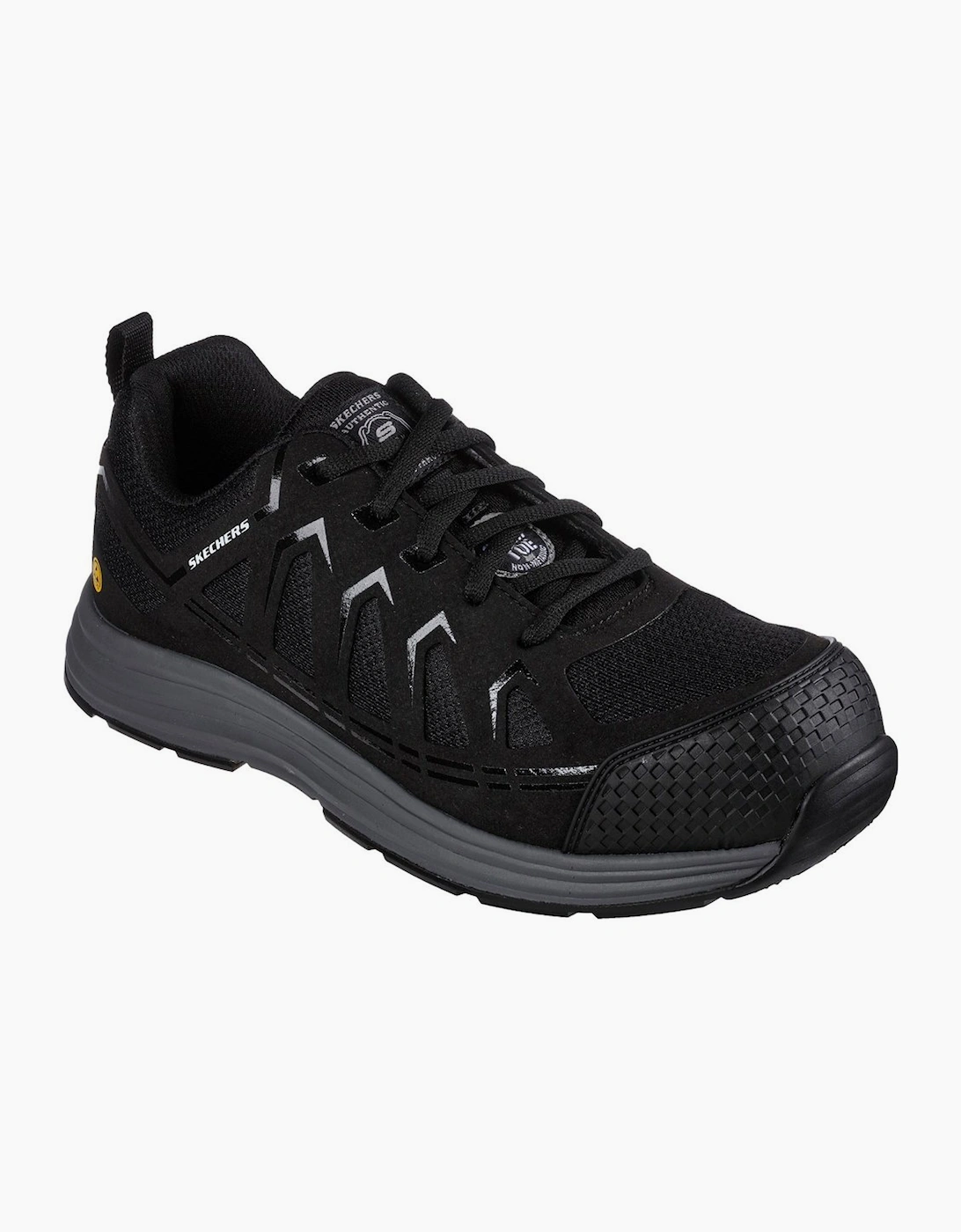 Skechers Men's Black Malad Ii Safety Trainers - Size: 8