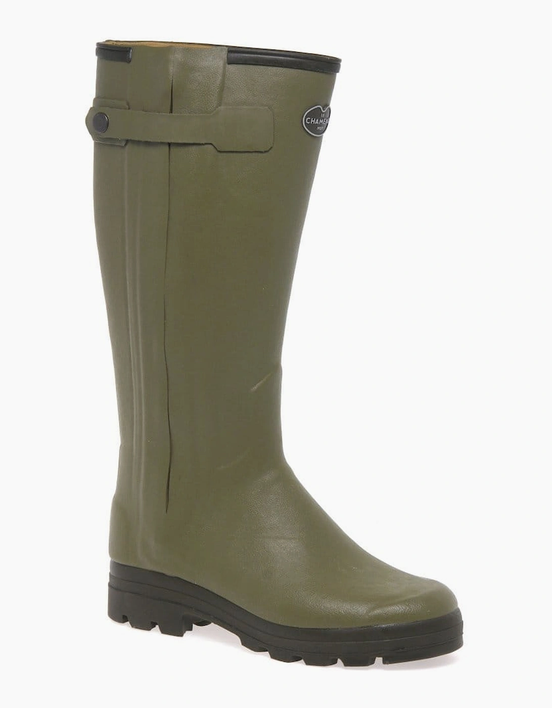 Le Chameau Men's Chasseur Cuir Mens Wellingtons - Tan - Size: 12