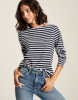 Navy Cream Stripe