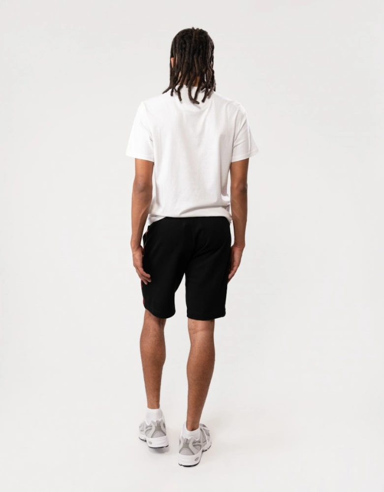 Sporty Logo Tape Mens Loungewear Shorts