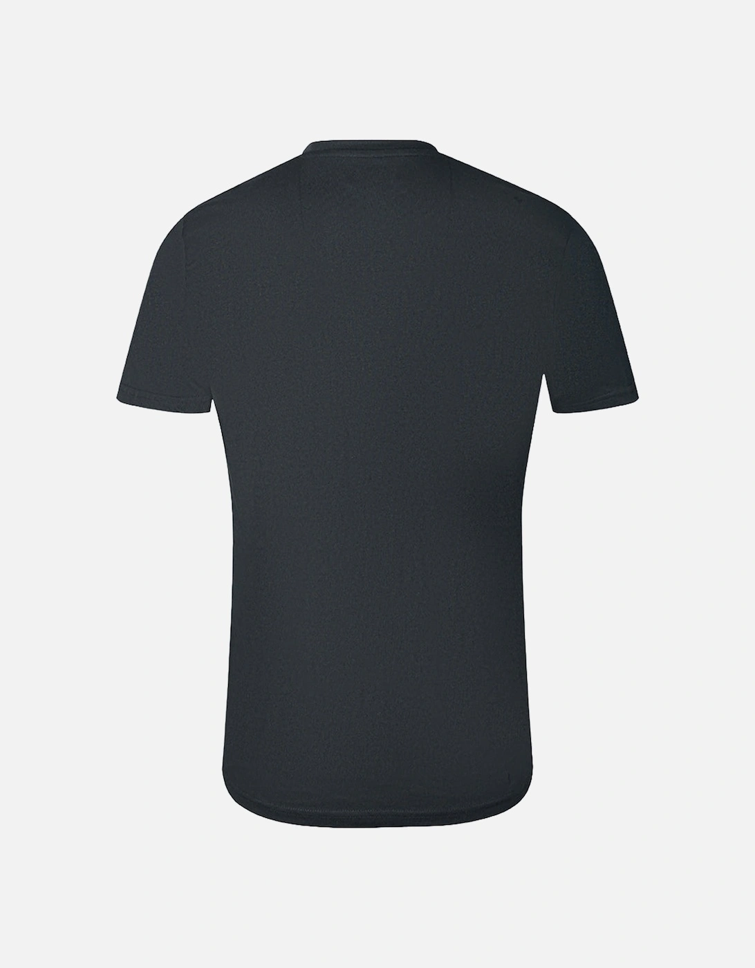 Cavalli Class Leopard Print Silhouette Black T-Shirt
