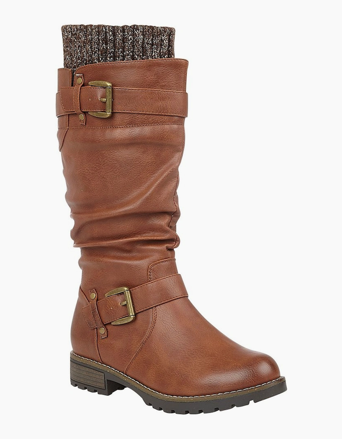Lotus Women's Brown Juniper Knee High Slouch Boots - : Size 8