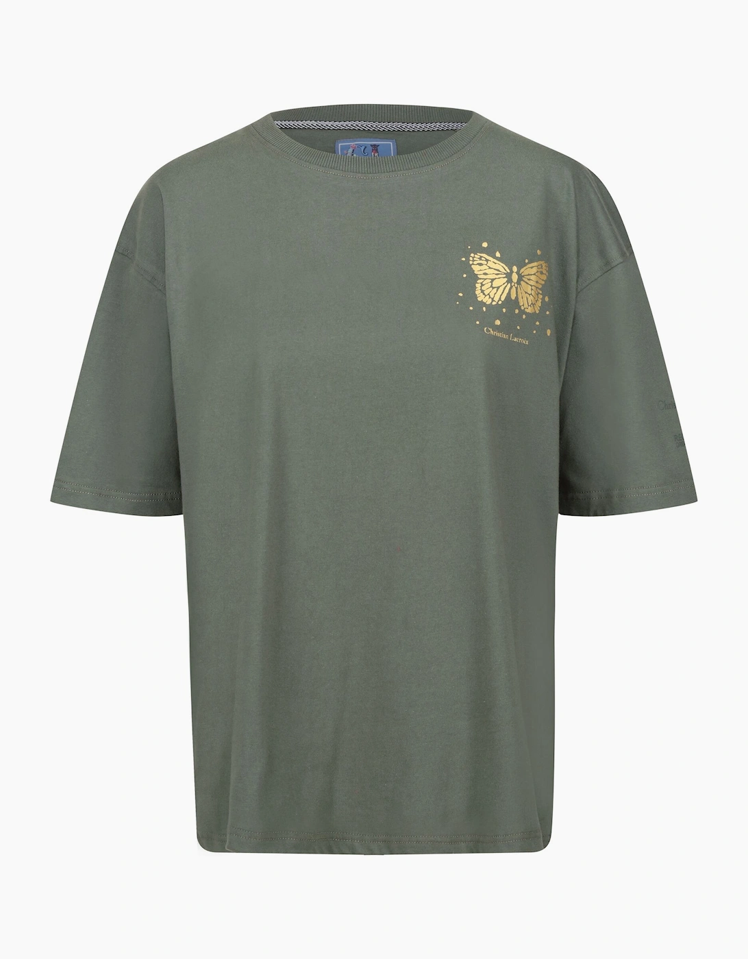 Women's Regatta Womens/Ladies Christian Lacroix Bellegarde Butterfly Back Print T-Shirt - Green - Size: 8