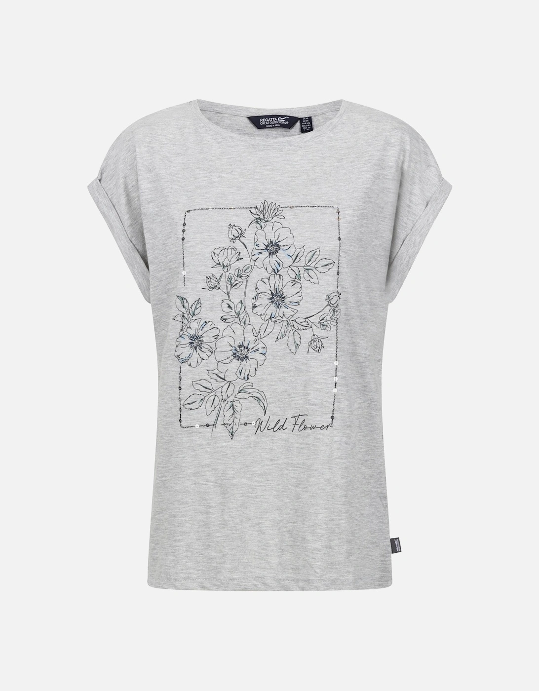 Womens/Ladies Roselynn Wild Flowers T-Shirt, 6 of 5