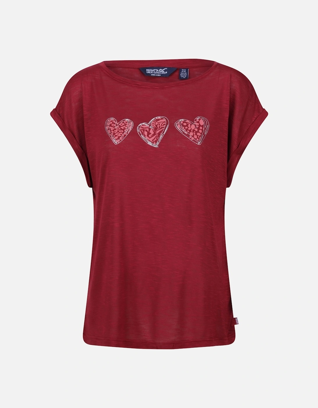 Womens/Ladies Roselynn Hearts T-Shirt, 6 of 5