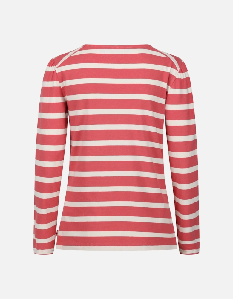 Womens/Ladies Federica Stripe Long-Sleeved T-Shirt