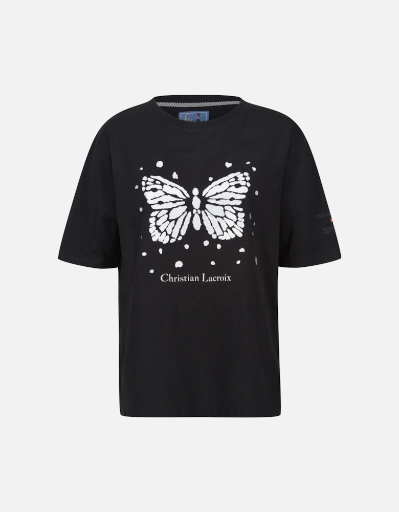 Womens/Ladies Christian Lacroix Bellegarde Butterfly T-Shirt