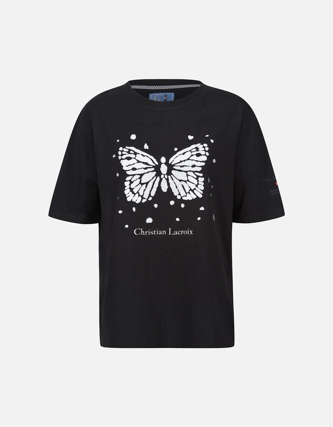 Womens/Ladies Christian Lacroix Bellegarde Butterfly T-Shirt, 4 of 3