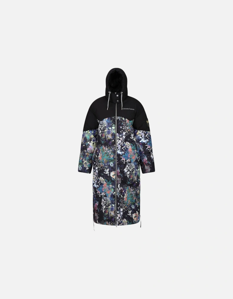 Womens/Ladies Christian Lacroix Milhaud Paint Splatter Longline Padded Jacket