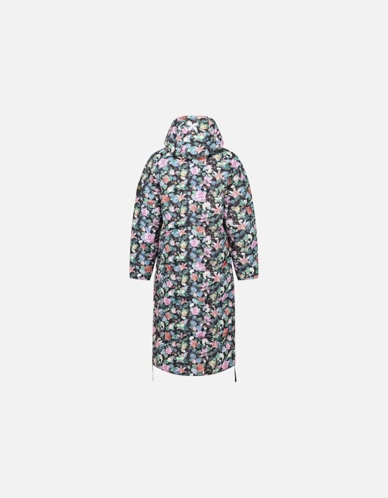 Womens/Ladies Christian Lacroix Milhaud Floral Longline Padded Jacket