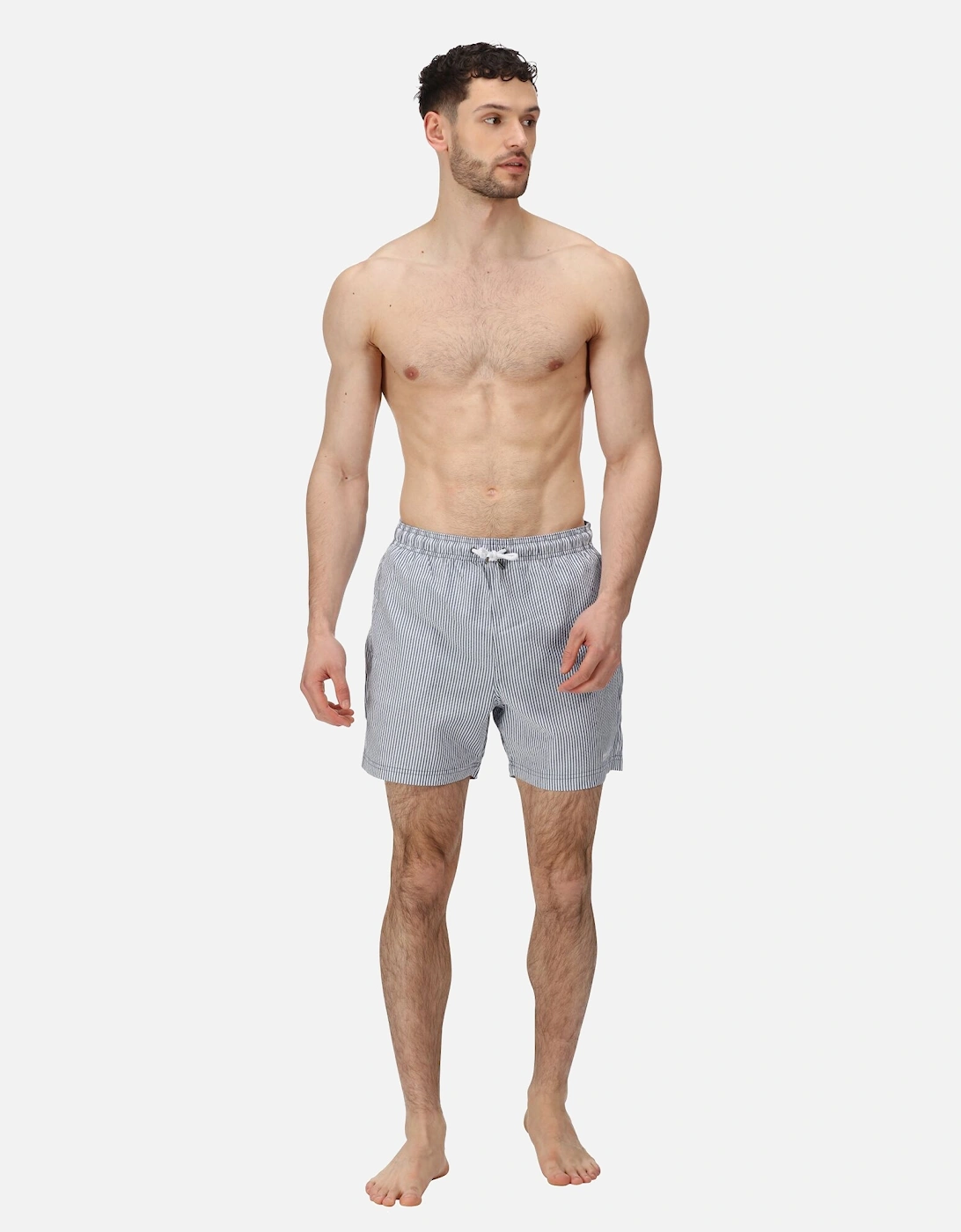 Mens Loras Stripe Swim Shorts