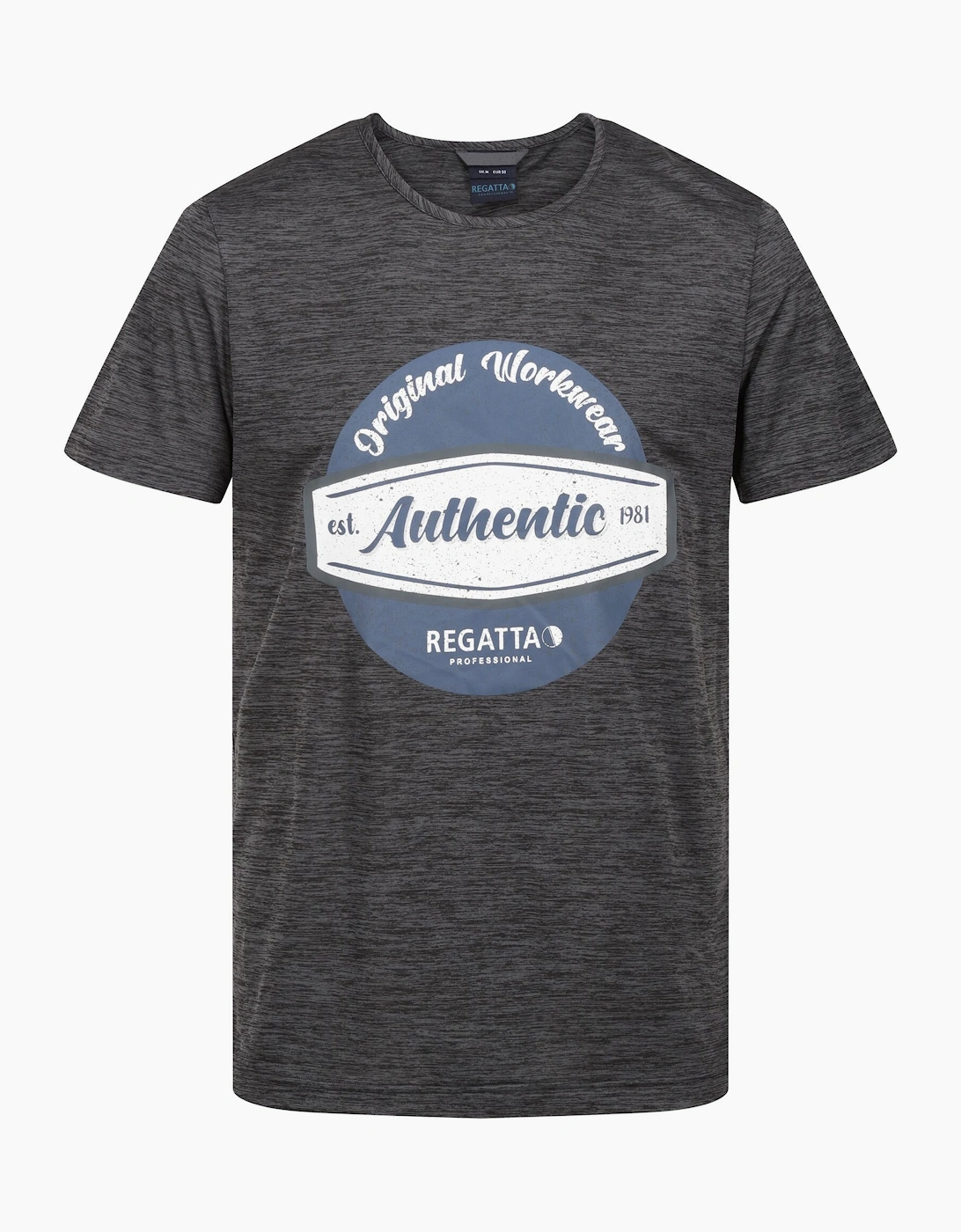 Regatta Men's Grey Professional Moisture Wicking T-Shirt - Size: 40
