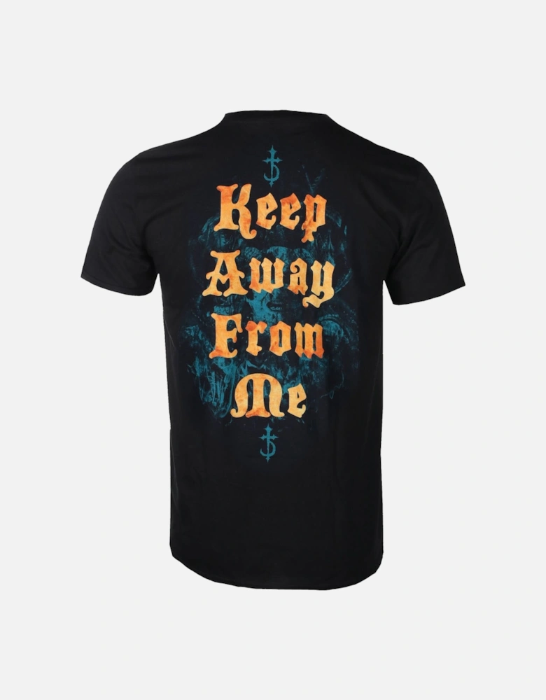 Unisex Adult Keep Away From Me Back Print Cotton T-Shirt