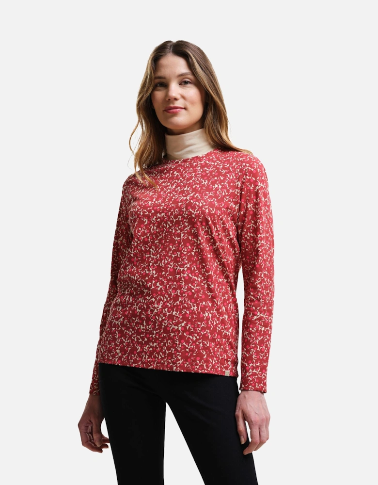 Womens/Ladies Orla Kiely Berry Long-Sleeved T-Shirt