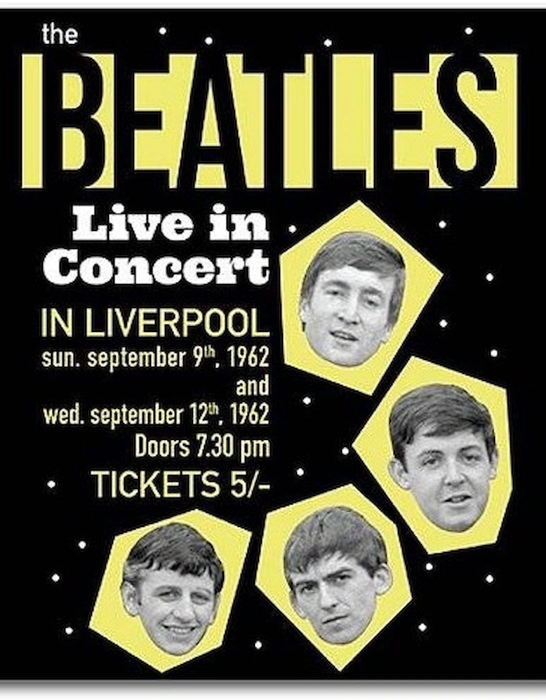 1962 Live In Concert Cork Coaster, 2 of 1