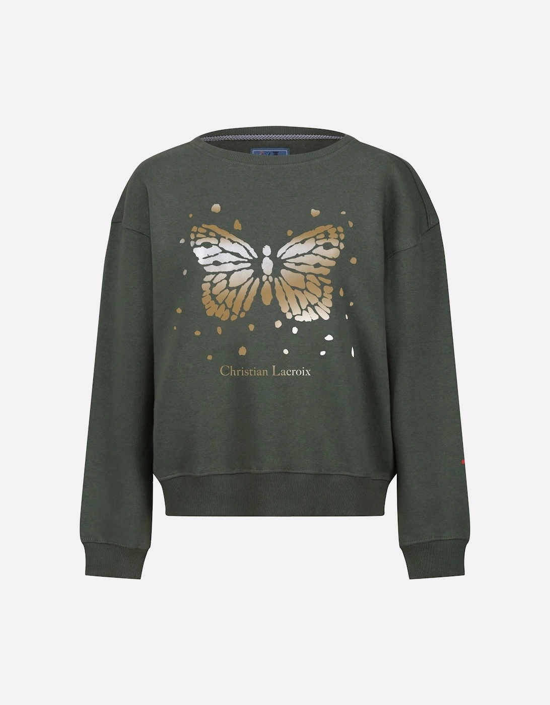 Womens/Ladies Christian Lacroix Beauvision Butterfly Sweatshirt, 5 of 4